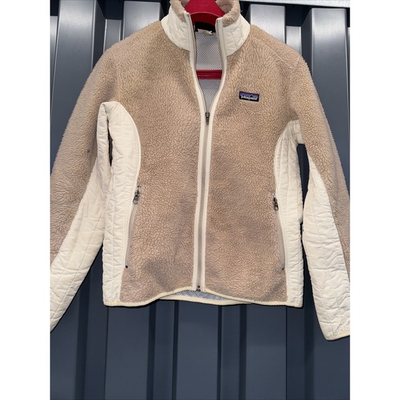 Patagonia Synchilla Fleece Jacket Womens Medium Purple Sherpa Full Zip Pockets - Picture 6 of 8